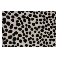 Habitat Cheetah Spotted Wool Rug - 120x180cm - Black & White