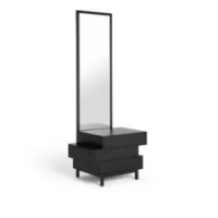 Habitat Greenwich 3 Drawer Storage Dresser with Mirror - Black