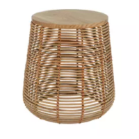 Habitat Hazel Natural Rattan Side Table