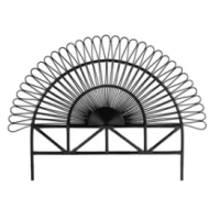 Habitat Merak Rattan Headboard - Black