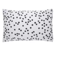 Habitat Penny Black Mini Dot Bedding Set