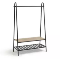 Habitat Turner Clothes Rail with Shoe Rack - Black