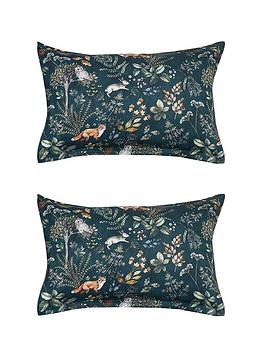 Mm Linen Briar Pillowcase Pair &#8211; Green, MySmallSpace UK