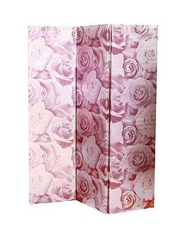 Arthouse Romance Blush Metallic Room Divider/Screen &#8211; Pink, MySmallSpace UK