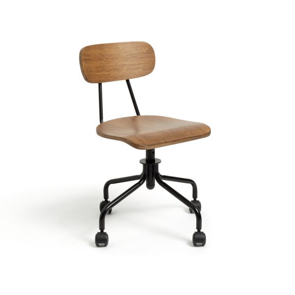 Habitat Old School Office Chair &#8211; Dark Oak, MySmallSpace UK