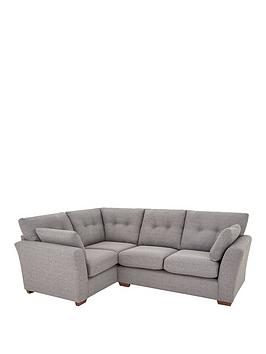 Oscar Lh Corner Sofa &#8211; Charcoal, MySmallSpace UK
