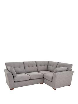 Oscar Rh Corner Sofa &#8211; Charcoal, MySmallSpace UK
