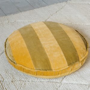 hdt1003_ochre_and_mustard_stripe_floor_cushion