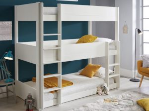 archers-snowdon-3ft-white-three-tier-wooden-bunk-bed-frame_16794