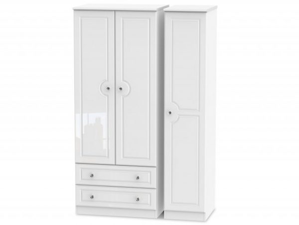 asc-quartz-white-high-gloss-3-door-2-drawer-triple-wardrobe-assembled_23708