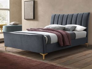 birlea-clover-4ft-small-double-grey-velvet-upholstered-fabric-bed-frame_19873