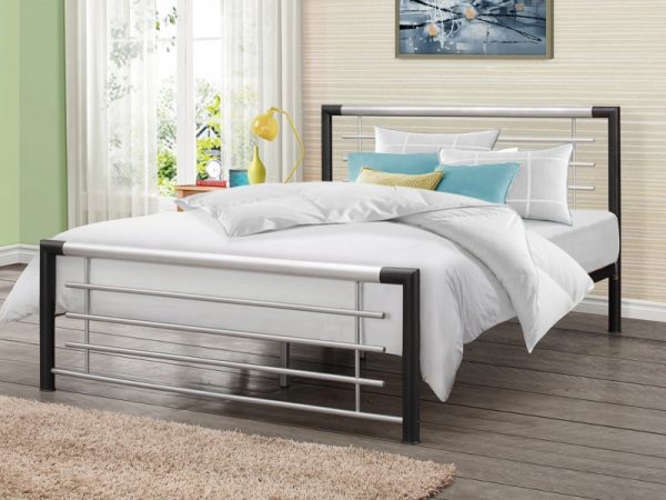birlea-faro-4ft-small-double-black-and-silver-metal-bed-frame_339