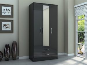 birlea-lynx-black-high-gloss-3-door-2-drawer-mirrored-triple-wardrobe-flat-packed_4659