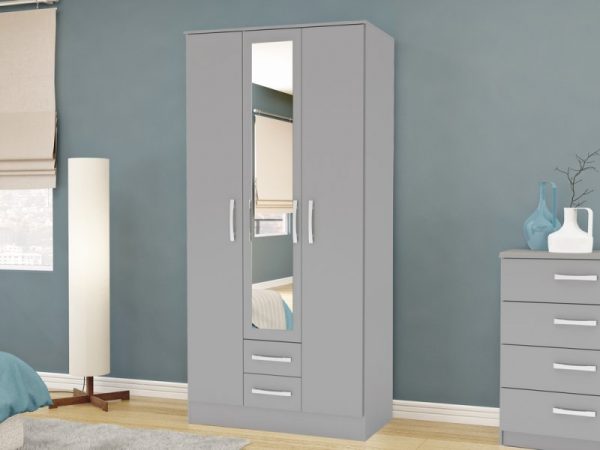 birlea-lynx-grey-high-gloss-3-door-2-drawer-mirrored-triple-wardrobe-flat-packed_8198