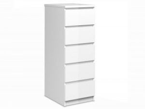 furniture-to-go-flat-packed-naia-white-high-gloss-5-drawer-narrow-chest-of-drawers_19914