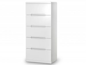 julian-bowen-manhattan-white-high-gloss-5-drawer-tall-narrow-chest-of-drawers-flat-packed_22321