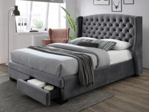 sareer-ambassador-4ft6-double-dark-grey-upholstered-fabric-2-drawer-bed-frame_20434
