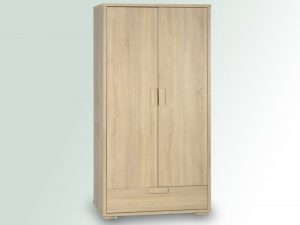 seconique-cambourne-light-sonoma-oak-2-door-1-drawer-double-wardrobe-flat-packed_5433
