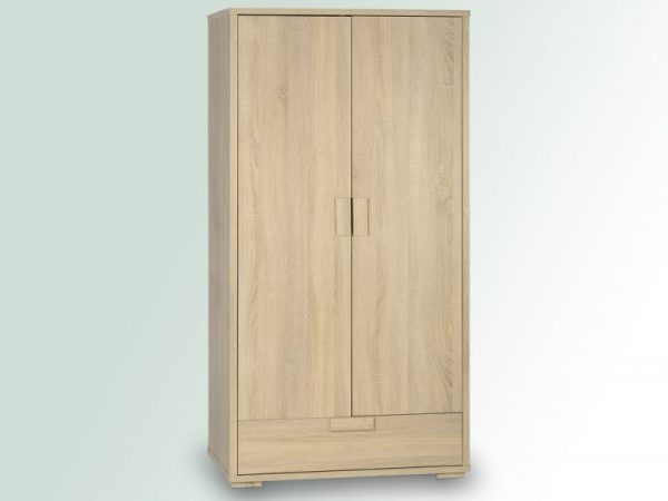 seconique-cambourne-light-sonoma-oak-2-door-1-drawer-double-wardrobe-flat-packed_5433