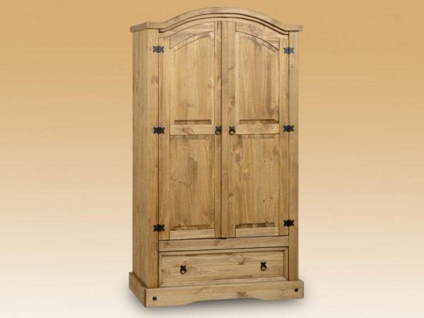 seconique-corona-pine-2-door-1-drawer-double-wardrobe-flat-packed_6754