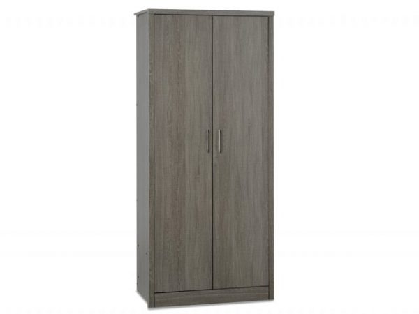 seconique-lisbon-black-wood-grain-effect-2-door-double-wardrobe-flat-packed_27738