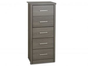 seconique-lisbon-black-wood-grain-effect-5-drawer-tall-narrow-chest-of-drawers-flat-packed_27736