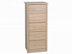 seconique-lisbon-light-oak-effect-5-drawer-tall-narrow-chest-of-drawers-flat-packed_19885