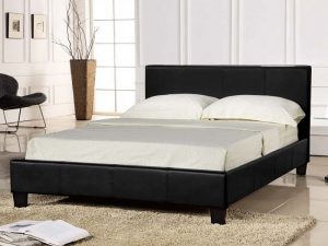 seconique-prado-4ft6-double-black-upholstered-faux-leather-bed-frame_1562