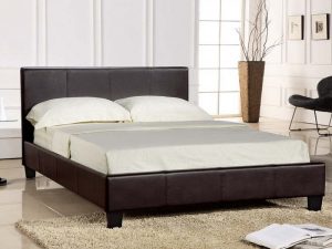 seconique-prado-4ft6-double-brown-upholstered-faux-leather-bed-frame_1558