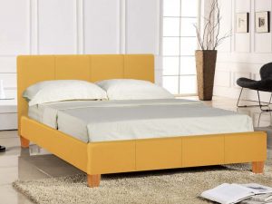 seconique-prado-4ft6-double-mustard-upholstered-fabric-bed-frame_16925