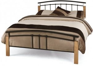 serene-tetras-4ft6-double-black-and-beech-metal-bed-frame_650