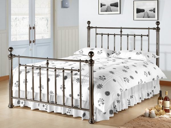 time-living-alexander-4ft6-double-black-nickel-metal-bed-frame_4896
