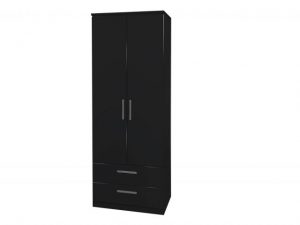 welcome-2ft6-knightsbridge-black-high-gloss-2-door-2-drawer-double-wardrobe-assembled_27725