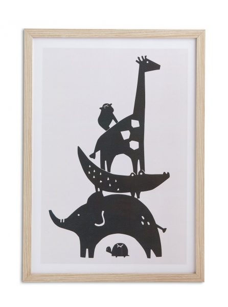 Habitat Nursery Giraffe Framed Wall Print &#8211; 31x43cm, MySmallSpace UK