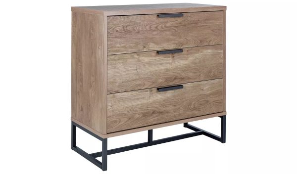 Habitat Nomad 3 Drawer Chest - Oak Effect
