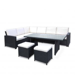 BERLIN-CNR-BLK-Berlin-Black-Rattan-Corner-Garden-Dining-Set-with-Stools-1