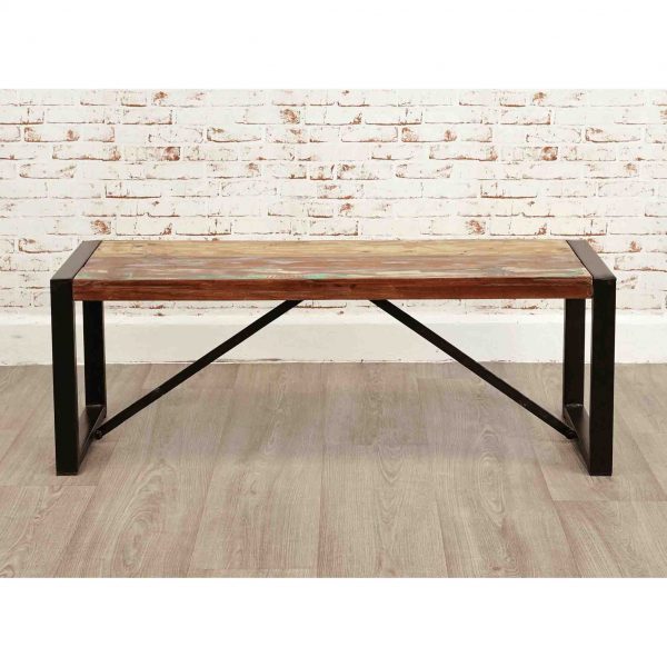BIRF03A-Industrial-Reclaimed-Wood-Small-Dining-Bench-Urban-Chic-Roseland-Furniture-2