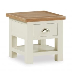 C2202-Cream-Painted-Oak-Side-Lamp-Table-Daymer-Roseland-Furniture-1
