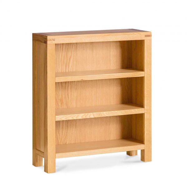 G4099-Light-Oak-Low-Bookcase-Abbey-Roseland-Furniture-7