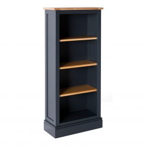 RF5277-CHARCOAL-SLIM-BOOKCASE-CHICHESTER-ROSELAND-FURNITURE-wbg-2