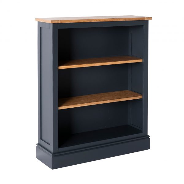 RF5282-CHARCOAL-SMALL-BOOKCASE-CHICHESTER-ROSELAND-FURNITURE-wbg-2