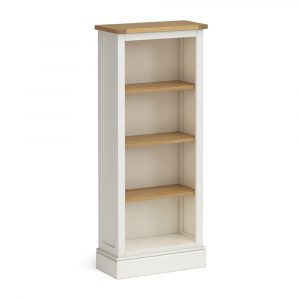RF5312-IVORY-SLIM-BOOKCASE-CHICHESTER-ROSELAND-FUNITURE