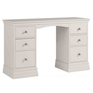 RFAC219T-Melrose-Cotton-White-Double-Pedestal-Dressing-Table-Roseland-Furniture-1