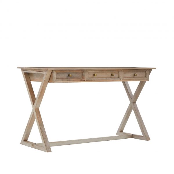 Avant Rustic Wooden Office Desk | Study Table, MySmallSpace UK