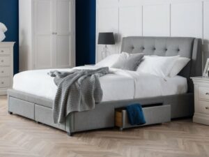 julian-bowen-fullerton-4ft6-double-grey-upholstered-fabric-4-drawer-bed-frame_20061