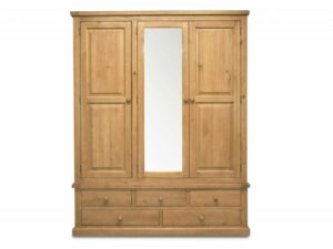 archers-langdale-3-door-5-drawer-pine-wooden-large-triple-mirrored-wardrobe-part-assembled_23633