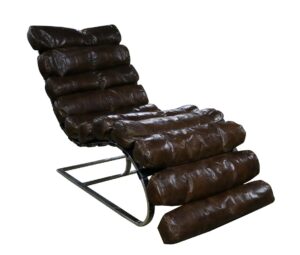 vintage_custom_made_chaise_lounge_brown_distressed_real_leather
