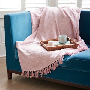 ATCP-Pink-Recycled-Cotton-Woven-Chevron-Throw-LR-1