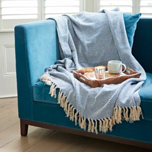 ATWCB-Blue-Recycled-Cotton-Woven-Chevron-Throw-LR-1