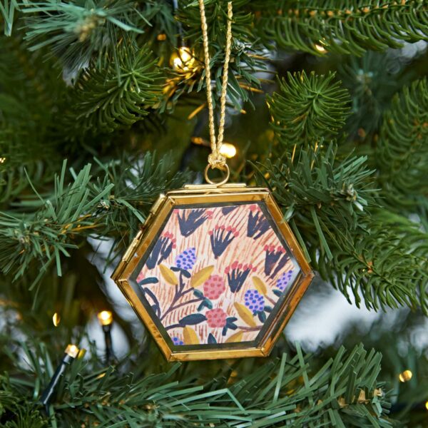 Christmas-Alia-Hexagonal-Glass-Frame-Gold-NHFG-LR
